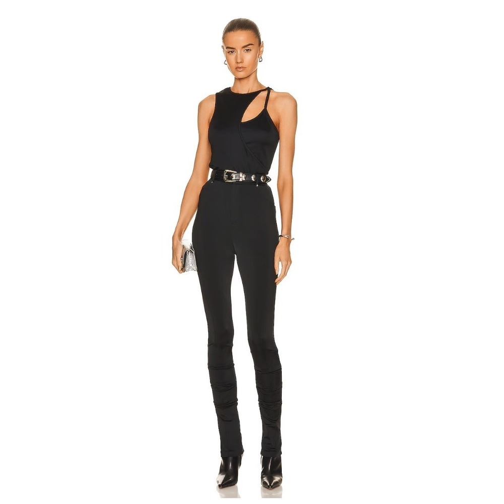 Et Ochs Mimi Black Overlay Jersey Cut Out Sleeveless Tank Top Size‎ S NWT
